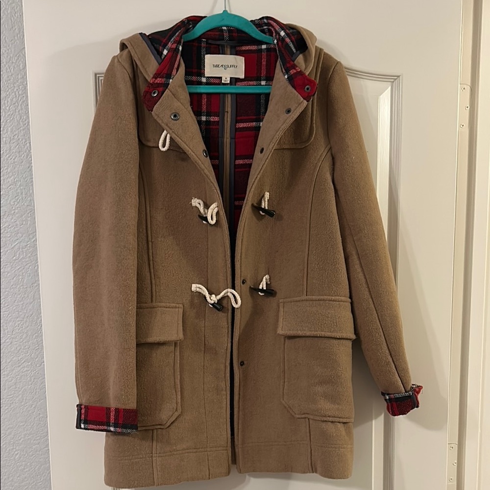 Women's Tan Duffle/ Trench Coat